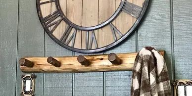 5 peg coat rack