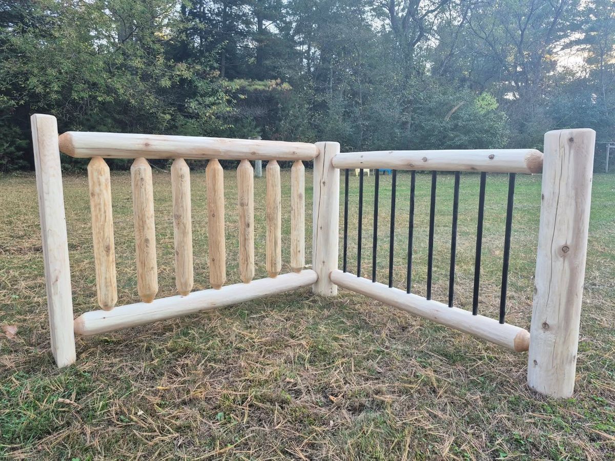 Log Railing, Cabin Railing, Custom Railing