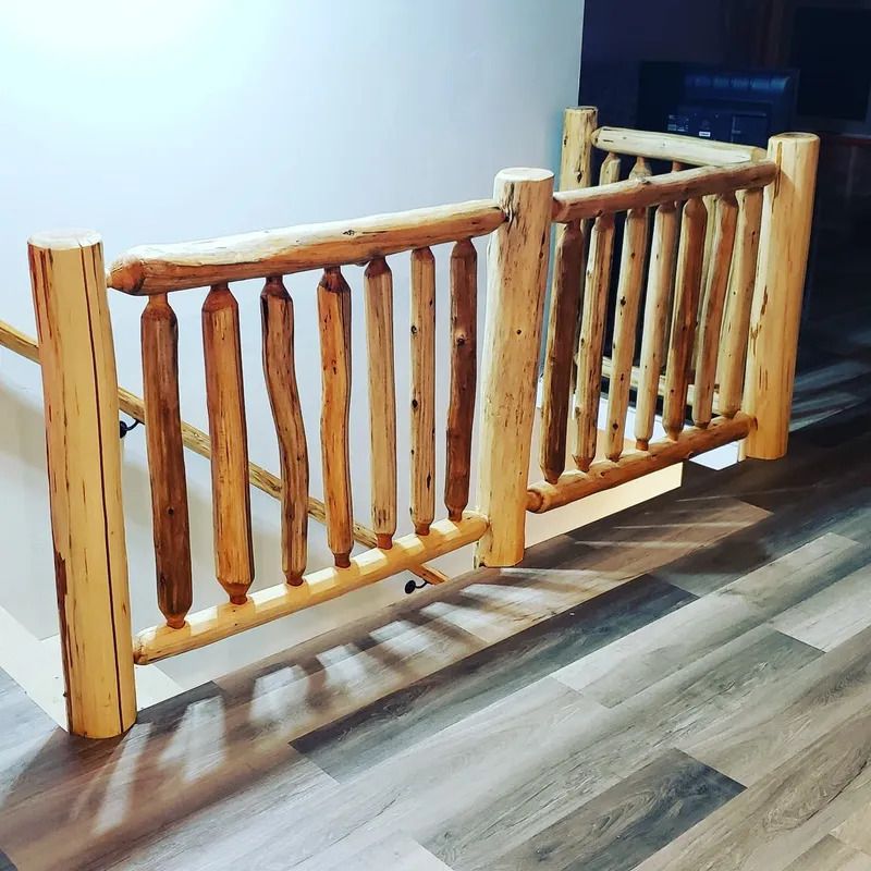 Cedar Log Railings