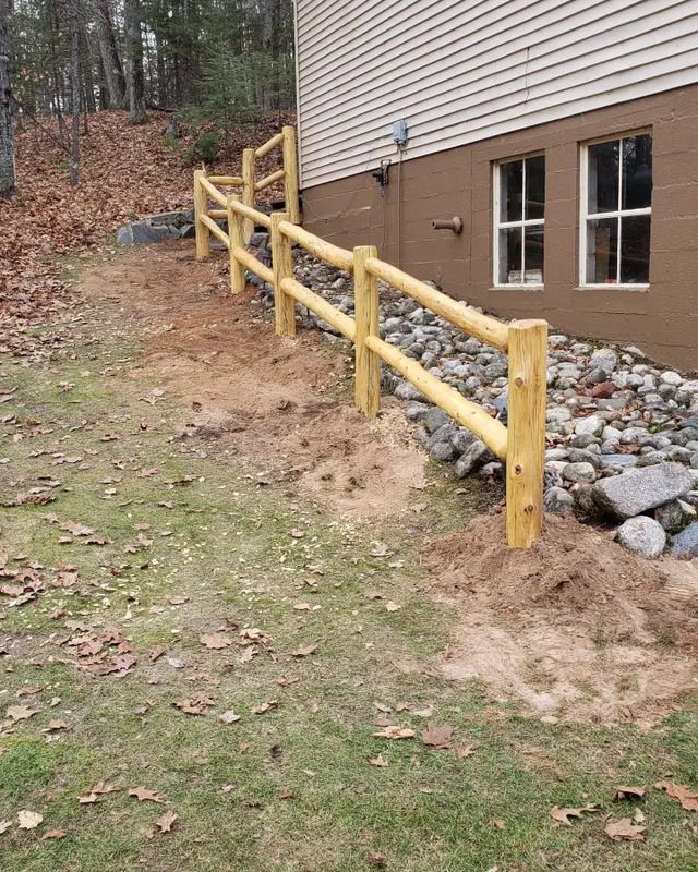 LOG RAILINGS