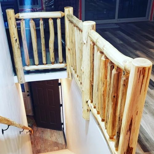 LOG RAILINGS