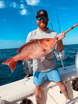 Red snapper catch with Salty Endeavors 