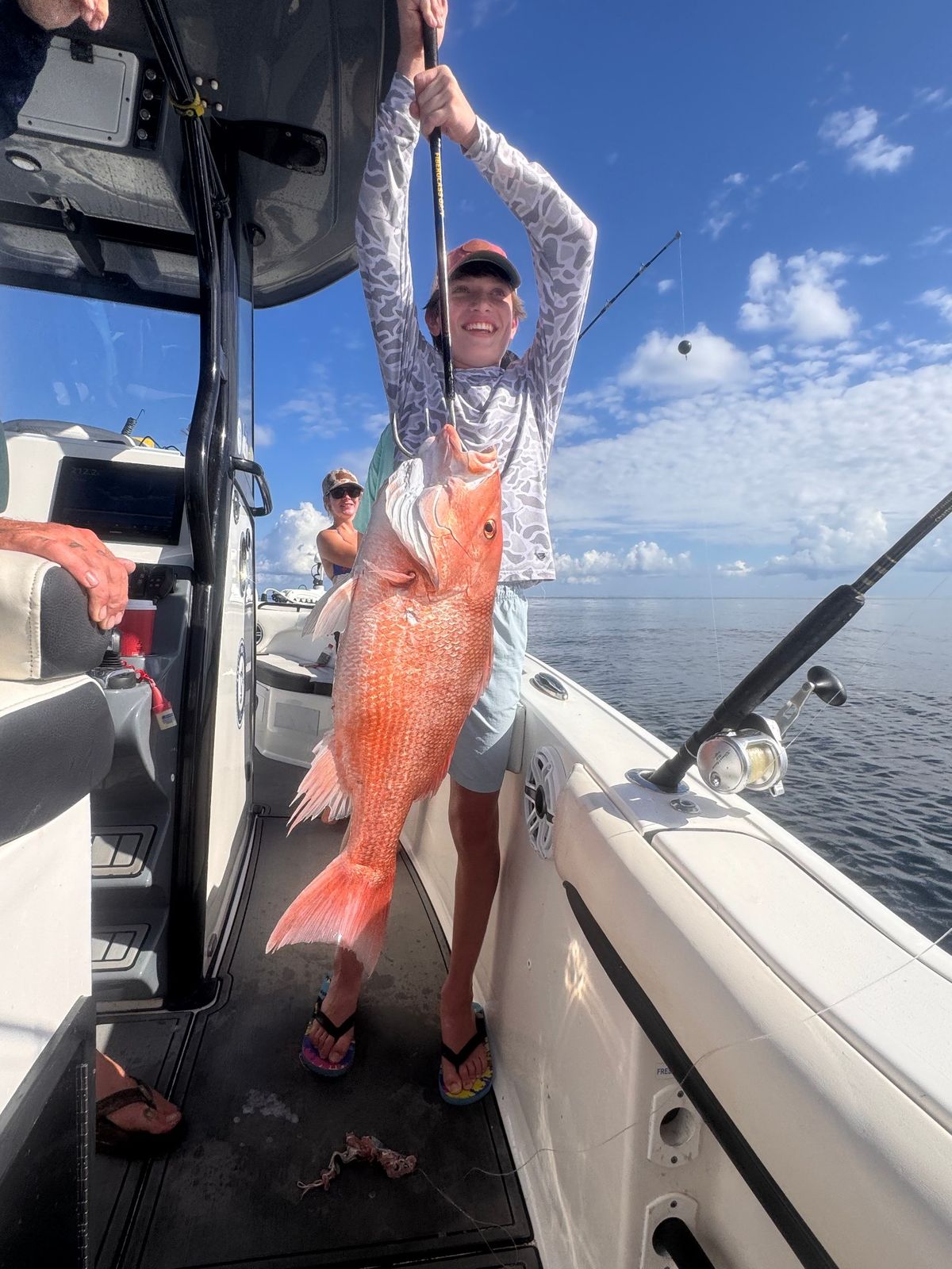 Massive Red Snapper catch from 8 hour offshore fishing trip with Salty Endeavors