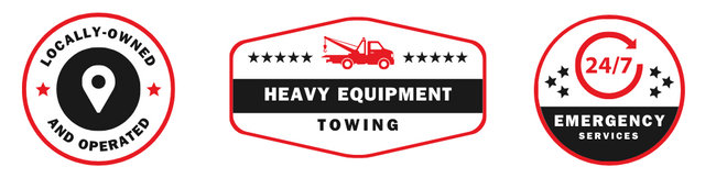 locally-owned and operated, heavy equipment towing, 24/7 emergency services