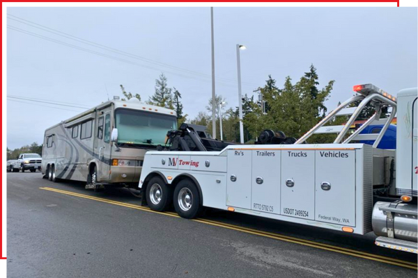 MV Towing towing an RV