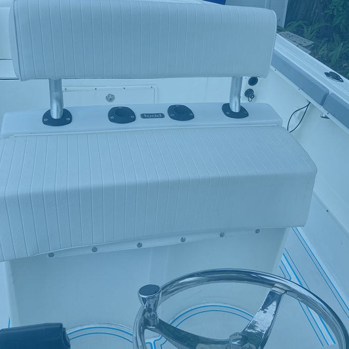 a clean boat seat