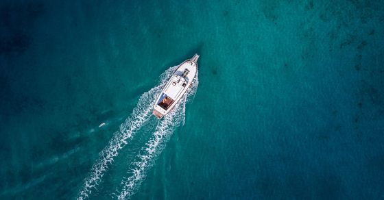 boat over water