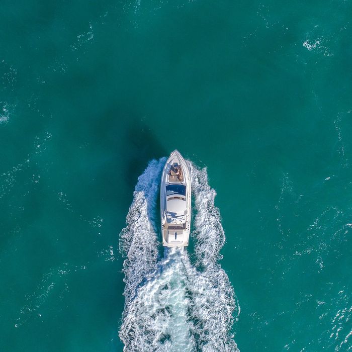 boat speeding over water