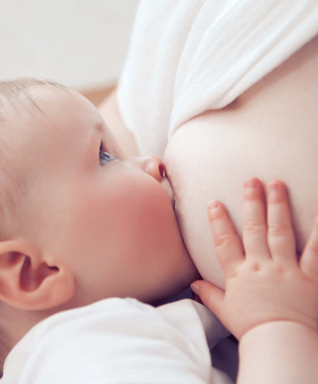 baby breast feeding