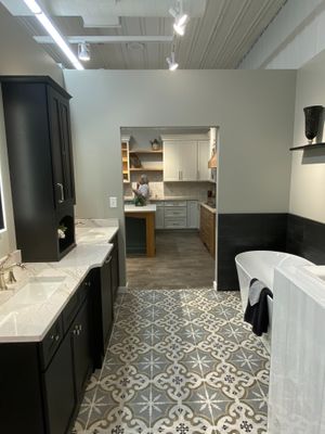 Dual Vanity Bathroom Showroom