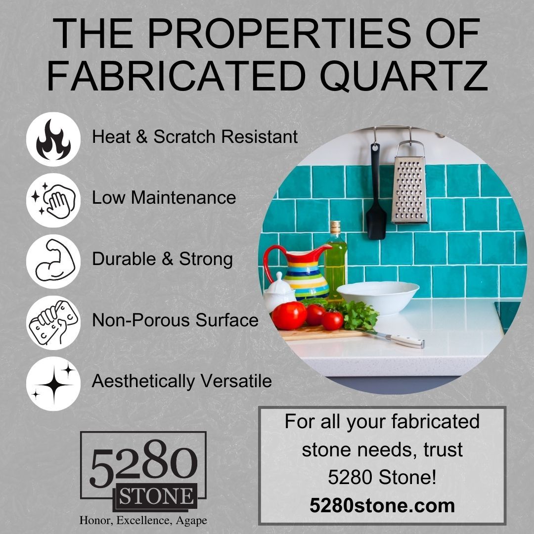 Properties Of Fabricated Quartz infographic