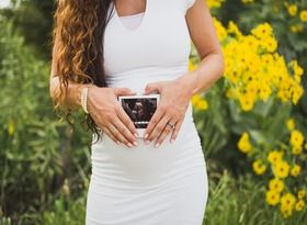 Women With Ultrasound Photo