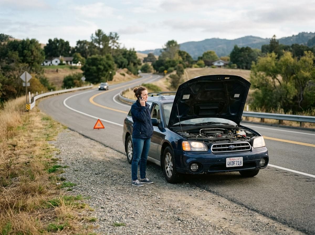 car broken down