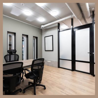 remodeled office room
