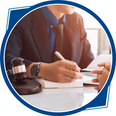 lawyer writing