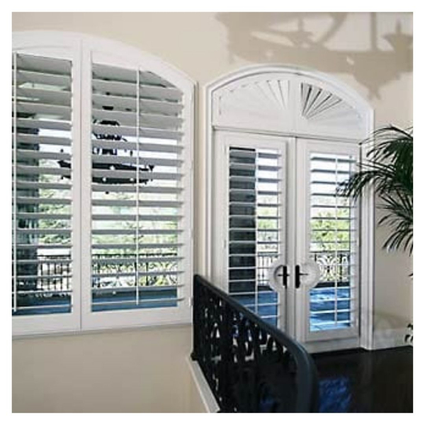 Shutters on patio door 