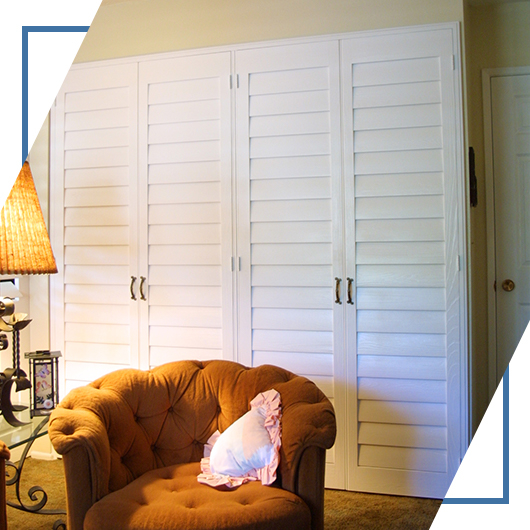 Wood Closet Doors - Standard Panel Configurations Los Angeles - Shutters  and More, Inc.