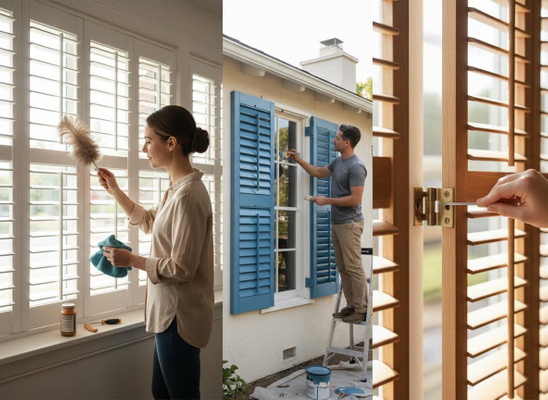 Caring for and Installing Window Shutters
