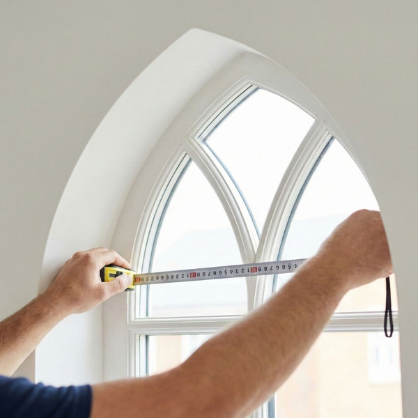 measuring for a custom window covering 