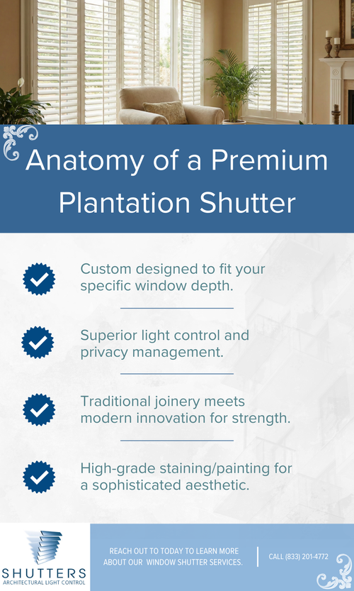 Anatomy of a Premium Plantation Shutter