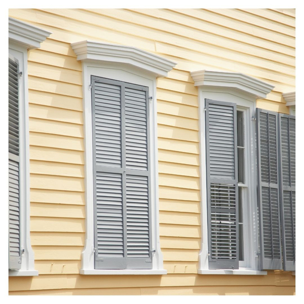 grey shutters