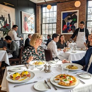 An upscale Italian serving brunch