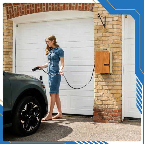 a woman using a residential EV charger Residential Services (2).jpg