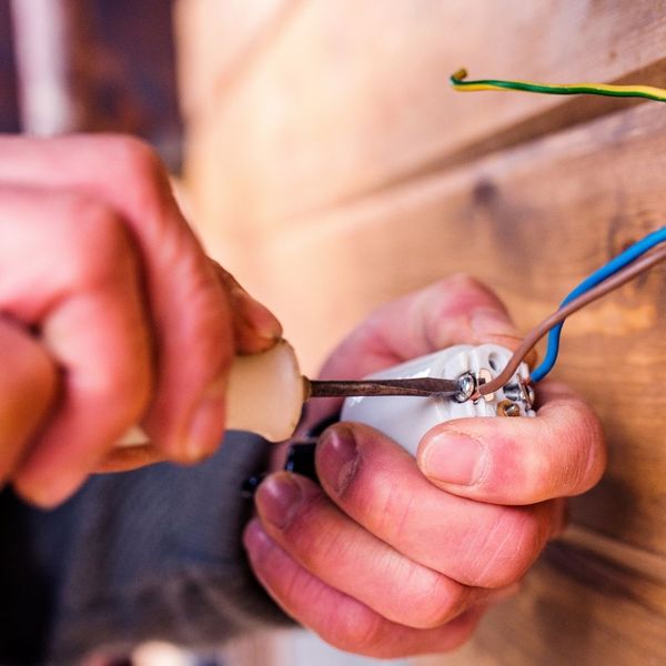 electrician completing wiring electrician completing wiring