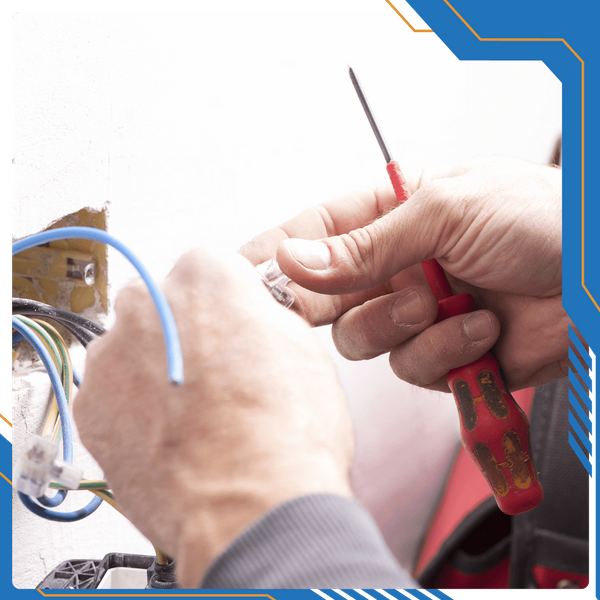 electrician working electrician working