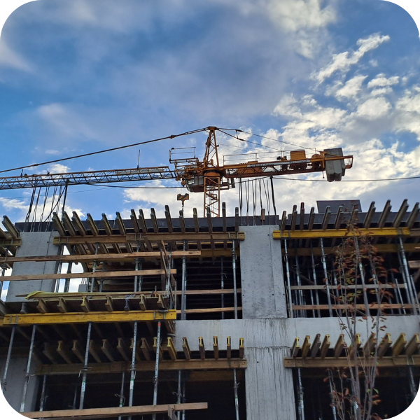 commercial building under construction