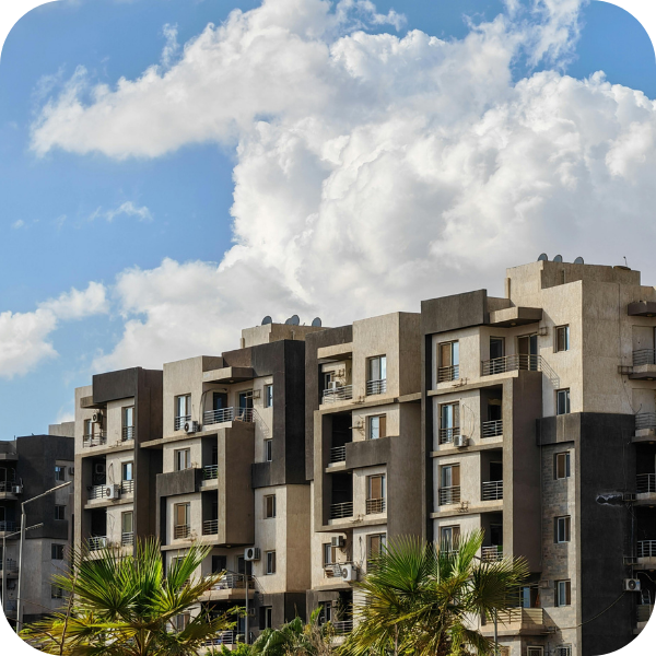 outside of a multi-family unit