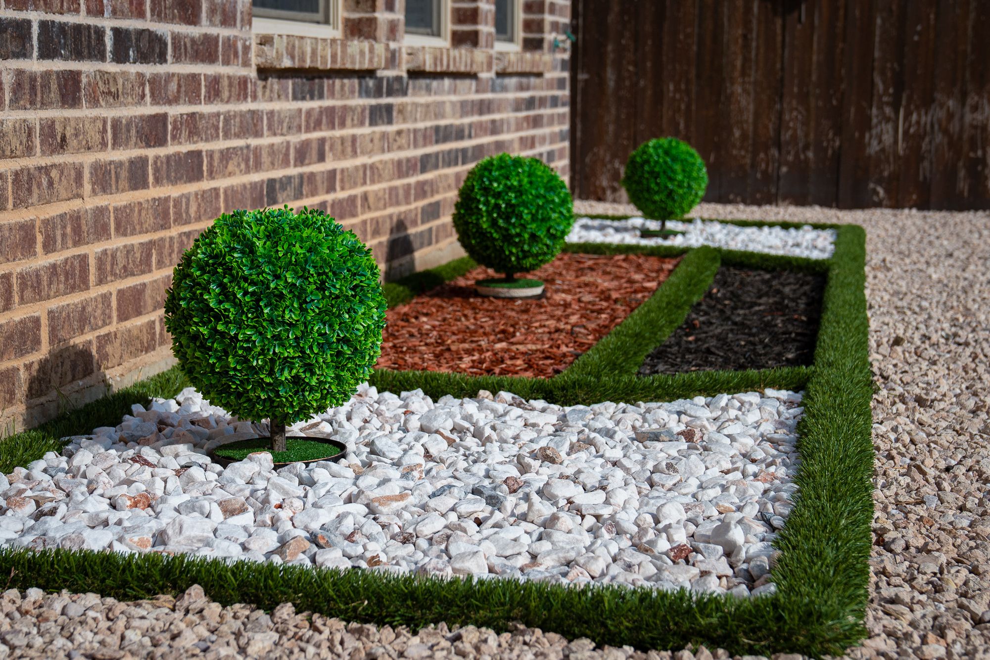 Texas home landscaping.