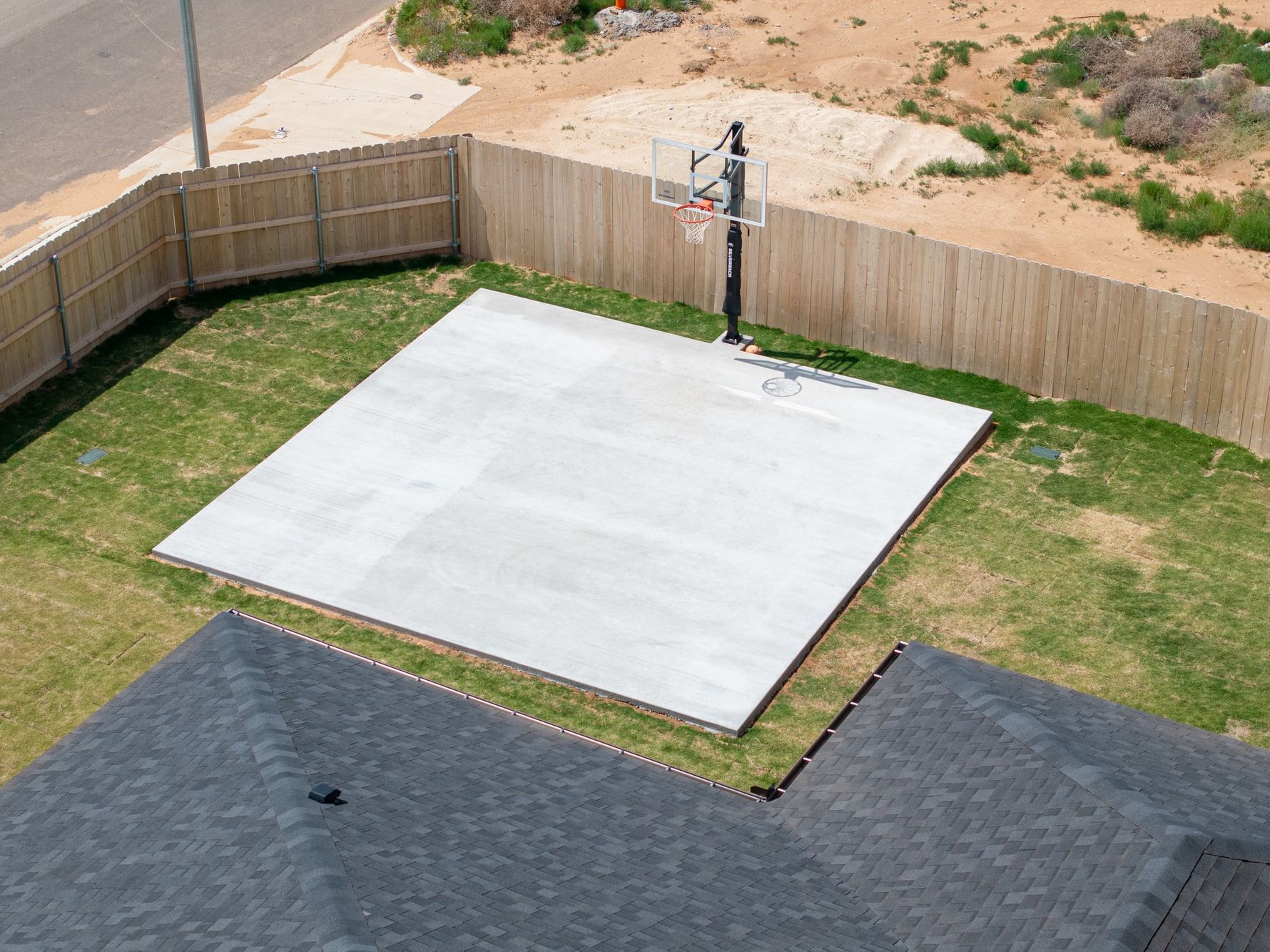 Texas home landscaping.