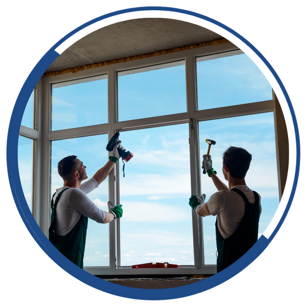 window installation. window installation.