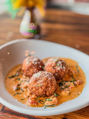 Alligator Sausage Arancini
