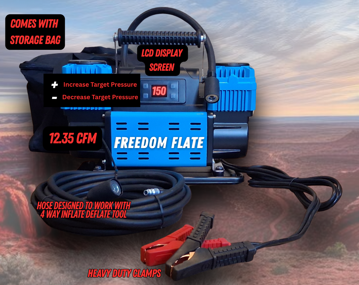 Freedom Flate Dual Auto Air Compressor Freedom Flate Dual Auto Air Compressor