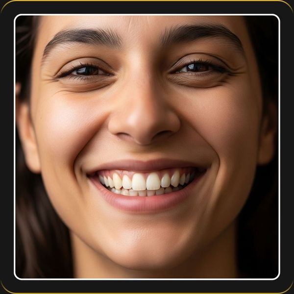 woman smiling