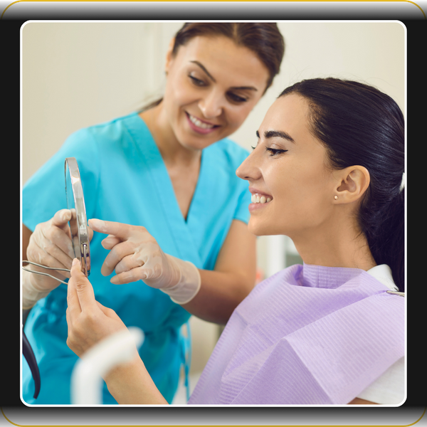 Smiling Dental Patient Smiling Dental Patient