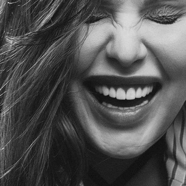 woman smiling