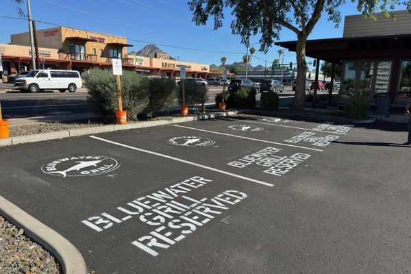 Employee parking lines