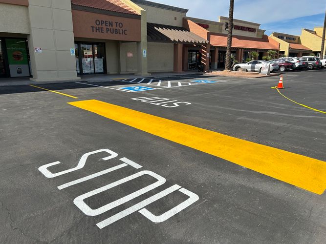 Parking Lot Painting