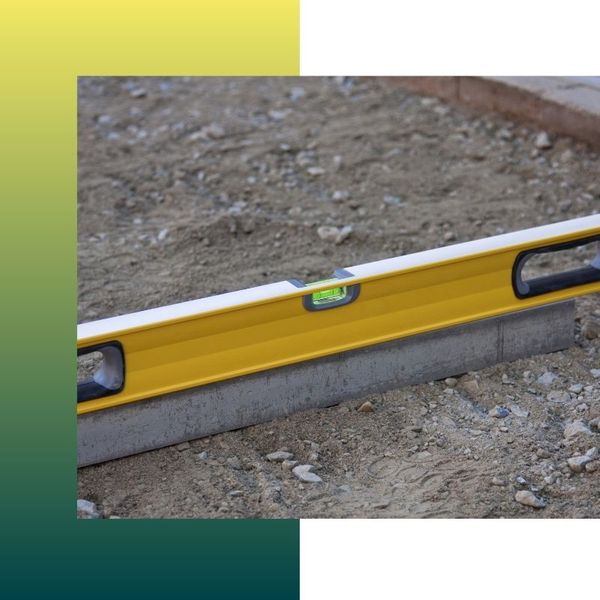 Leveling the ground before fixing the ground 