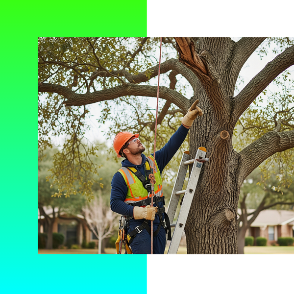 Tree branch removal.