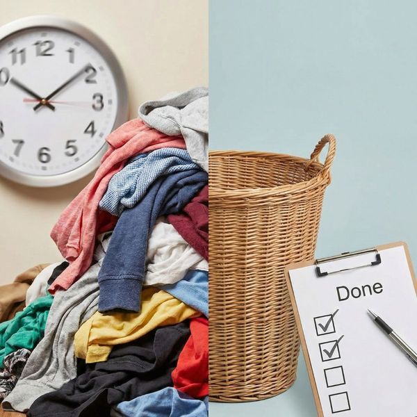 Comparison of time wasted on laundry versus time saved with professional services.