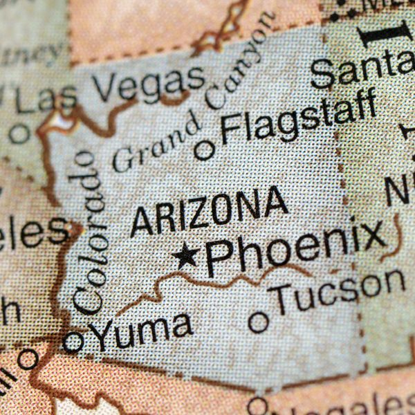 Arizona map.