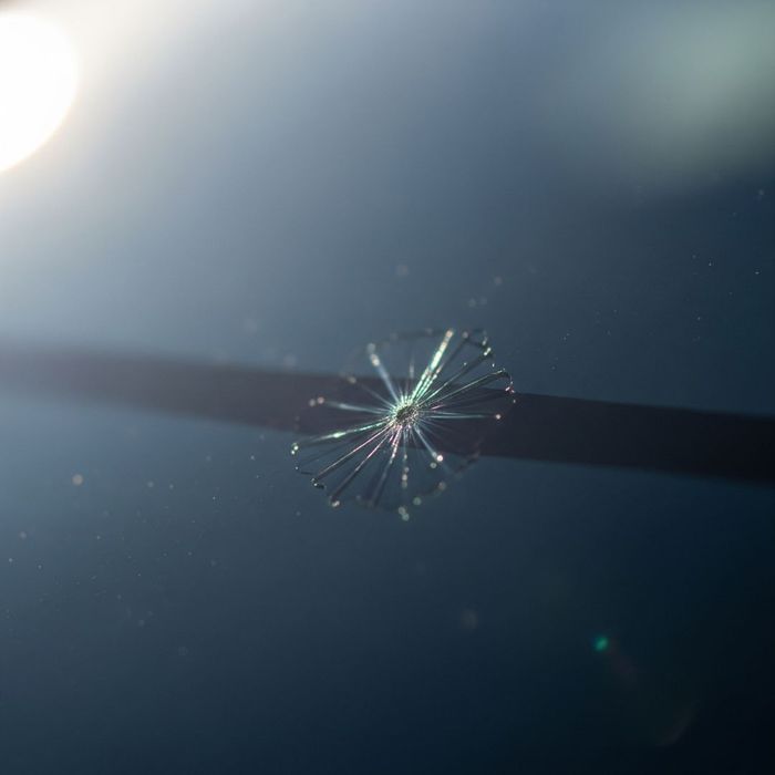 small windshield chip