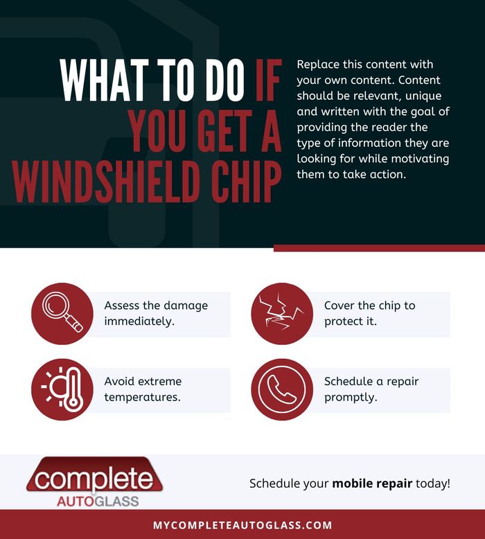 what to do If you get a windshield chip infographic what to do If you get a windshield chip infographic