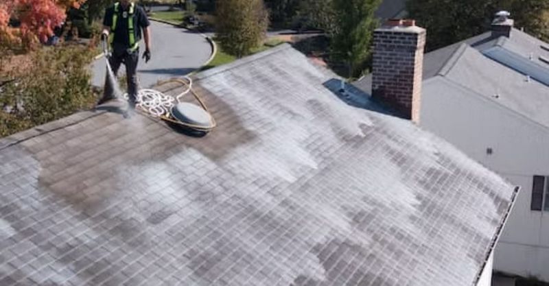 Spraying roof