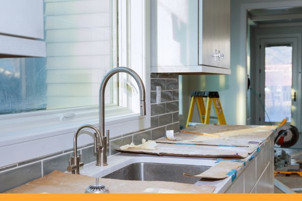 remodeled kitchen sink