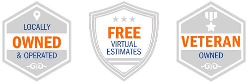 Locally owned and operated, free virtual estimates, veteran owned